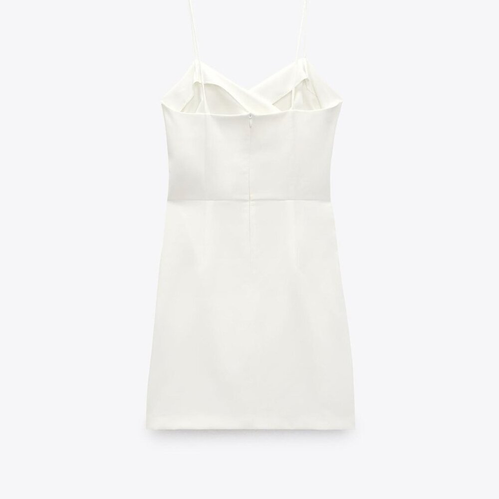 Zara draped cut out dress